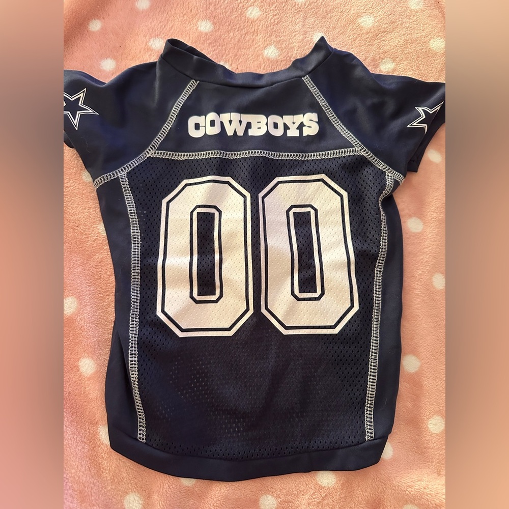 New Authentic Hunter NFL Dog Cowboys Jersey! SZ Large